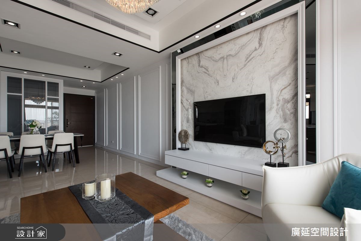 45坪新成屋(5年以下)＿新古典客廳案例圖片＿廣延空間設計＿廣延_24.中壢實品屋之3