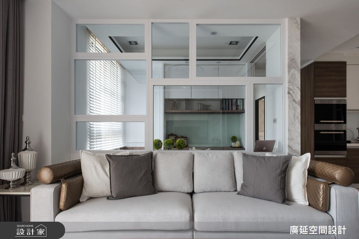 45坪新成屋(5年以下)＿新古典客廳案例圖片＿廣延空間設計＿廣延_24.中壢實品屋之6