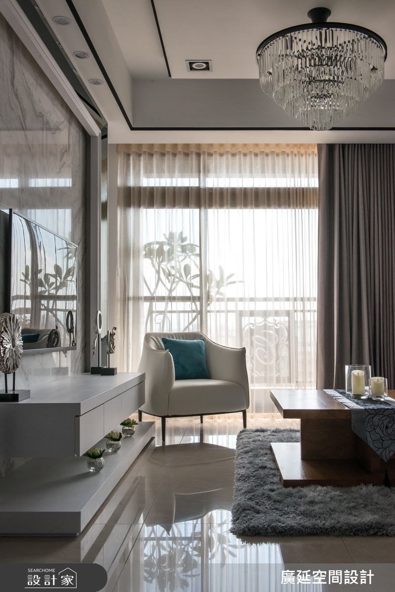 45坪新成屋(5年以下)＿新古典客廳案例圖片＿廣延空間設計＿廣延_24.中壢實品屋之7