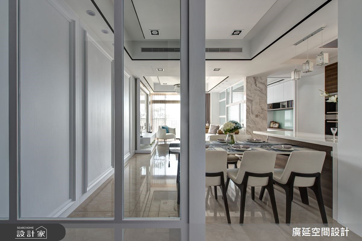45坪新成屋(5年以下)＿新古典餐廳案例圖片＿廣延空間設計＿廣延_24.中壢實品屋之17