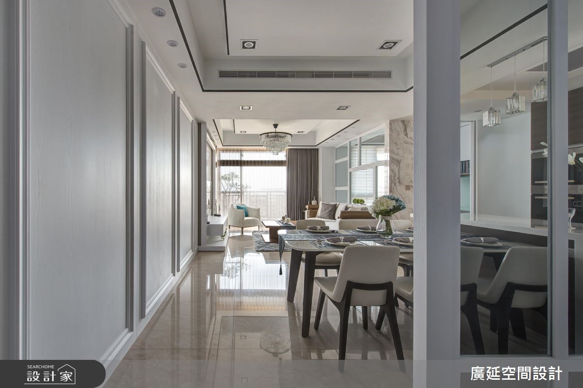 45坪新成屋(5年以下)＿新古典餐廳案例圖片＿廣延空間設計＿廣延_24.中壢實品屋之18