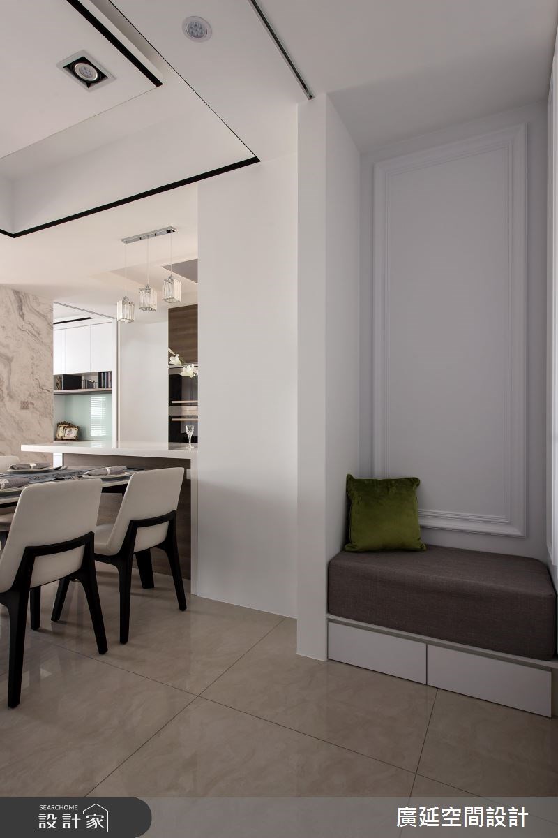45坪新成屋(5年以下)＿新古典餐廳案例圖片＿廣延空間設計＿廣延_24.中壢實品屋之19