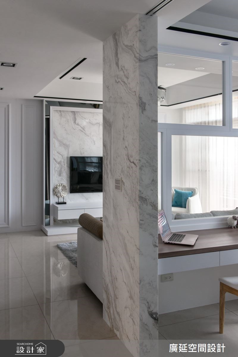 45坪新成屋(5年以下)＿新古典書房案例圖片＿廣延空間設計＿廣延_24.中壢實品屋之26