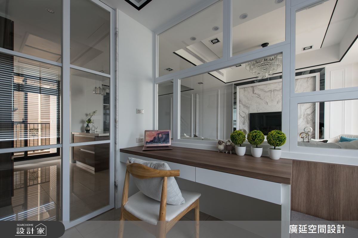 45坪新成屋(5年以下)＿新古典書房案例圖片＿廣延空間設計＿廣延_24.中壢實品屋之31