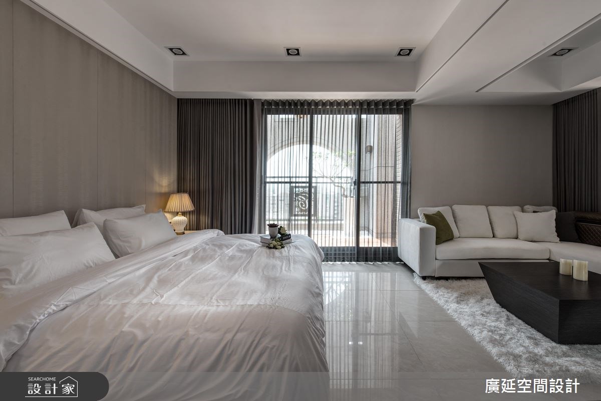 45坪新成屋(5年以下)＿新古典臥室案例圖片＿廣延空間設計＿廣延_24.中壢實品屋之35