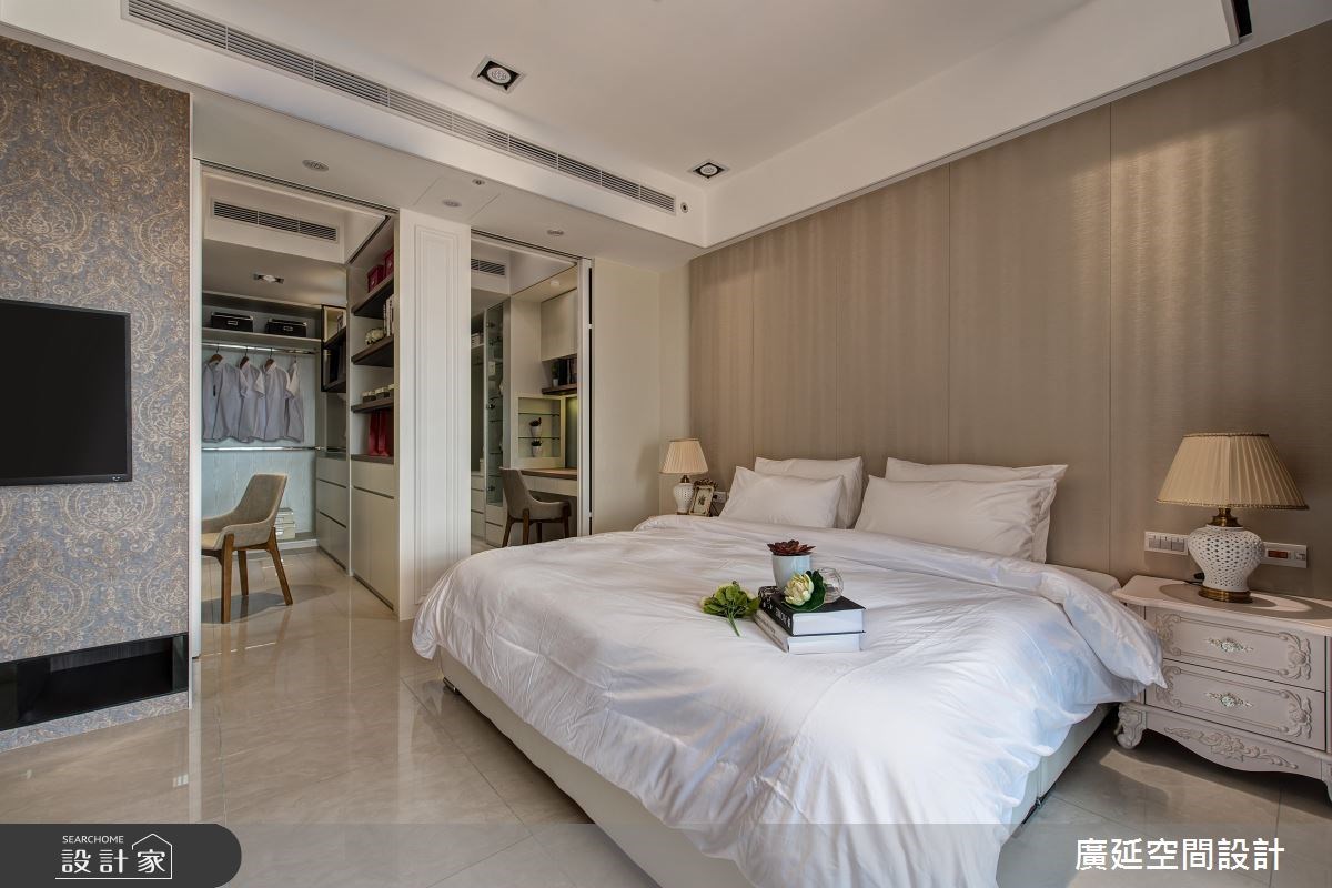 45坪新成屋(5年以下)＿新古典臥室案例圖片＿廣延空間設計＿廣延_24.中壢實品屋之39