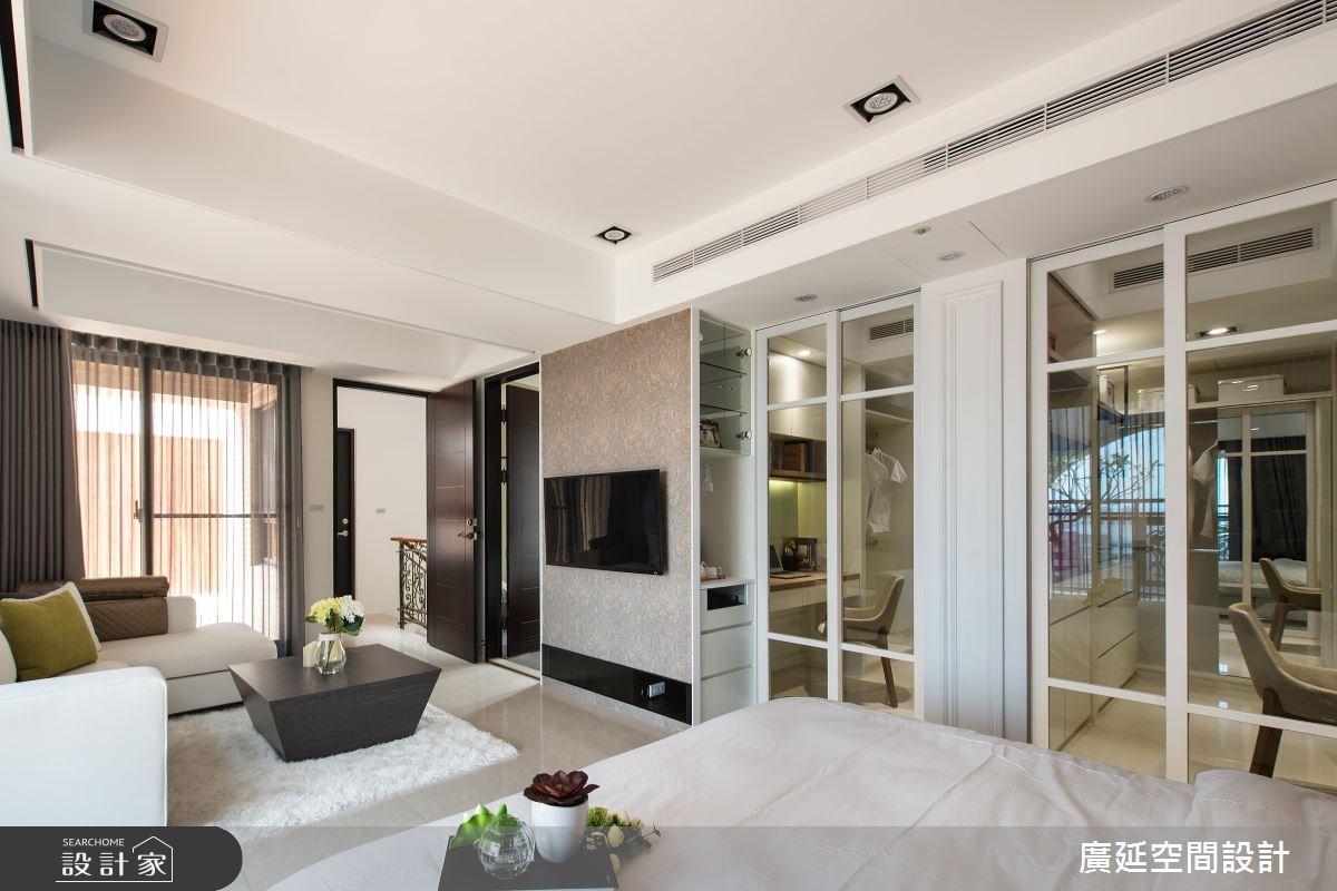 45坪新成屋(5年以下)＿新古典臥室案例圖片＿廣延空間設計＿廣延_24.中壢實品屋之40