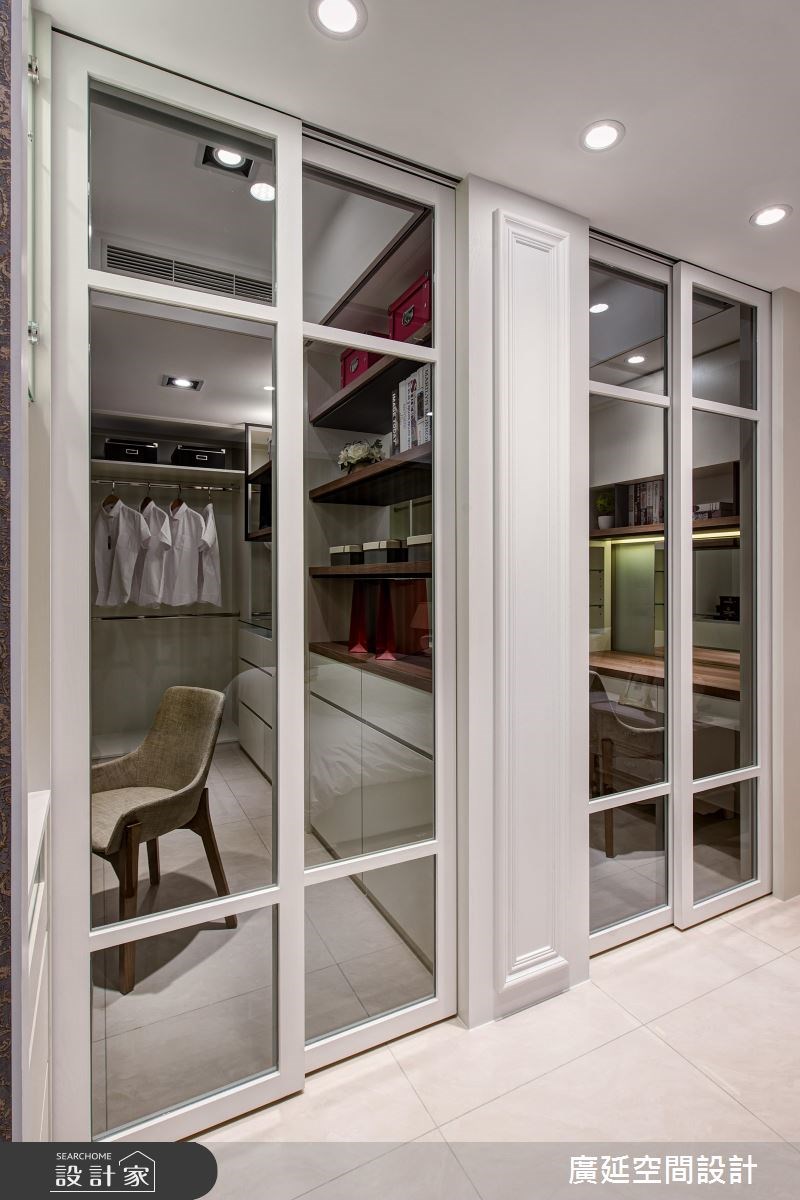45坪新成屋(5年以下)＿新古典更衣間案例圖片＿廣延空間設計＿廣延_24.中壢實品屋之41