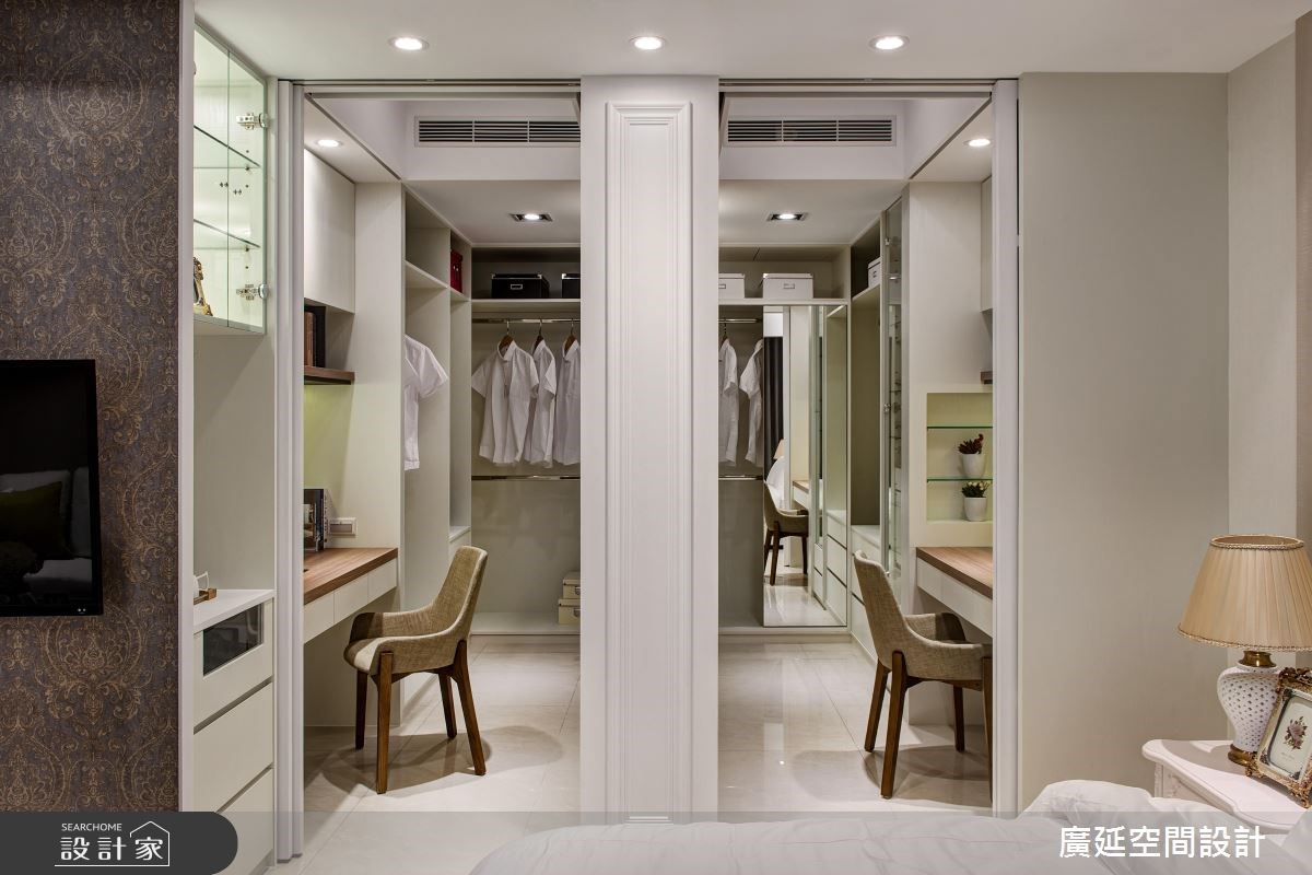 45坪新成屋(5年以下)＿新古典更衣間案例圖片＿廣延空間設計＿廣延_24.中壢實品屋之44