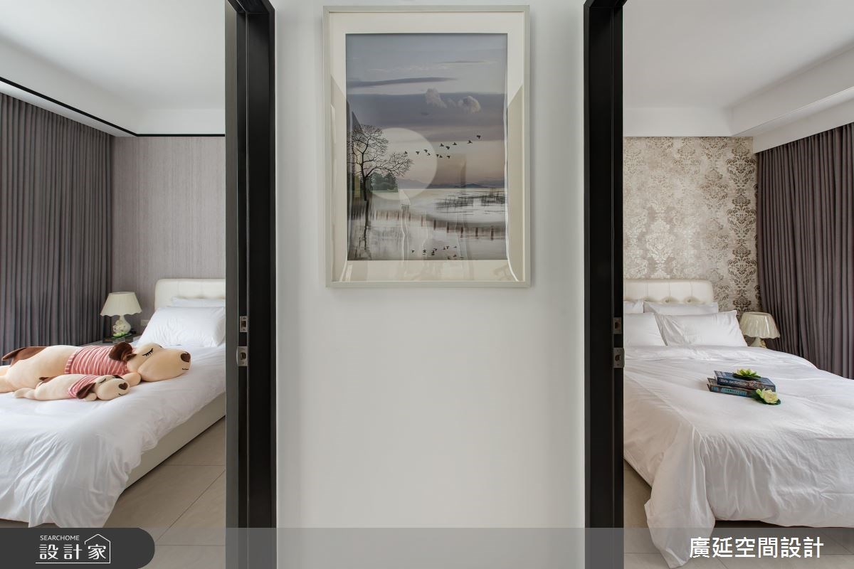 45坪新成屋(5年以下)＿新古典臥室案例圖片＿廣延空間設計＿廣延_24.中壢實品屋之52