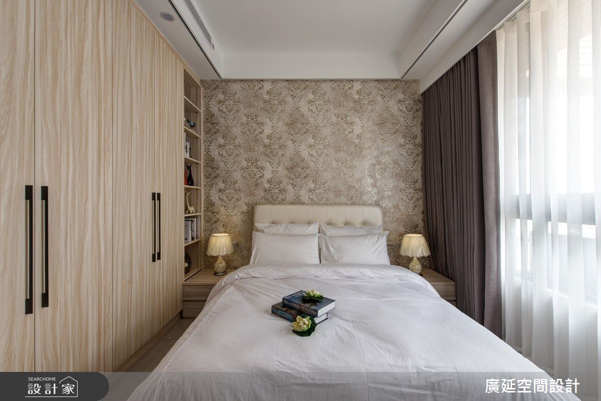 45坪新成屋(5年以下)＿新古典臥室案例圖片＿廣延空間設計＿廣延_24.中壢實品屋之54