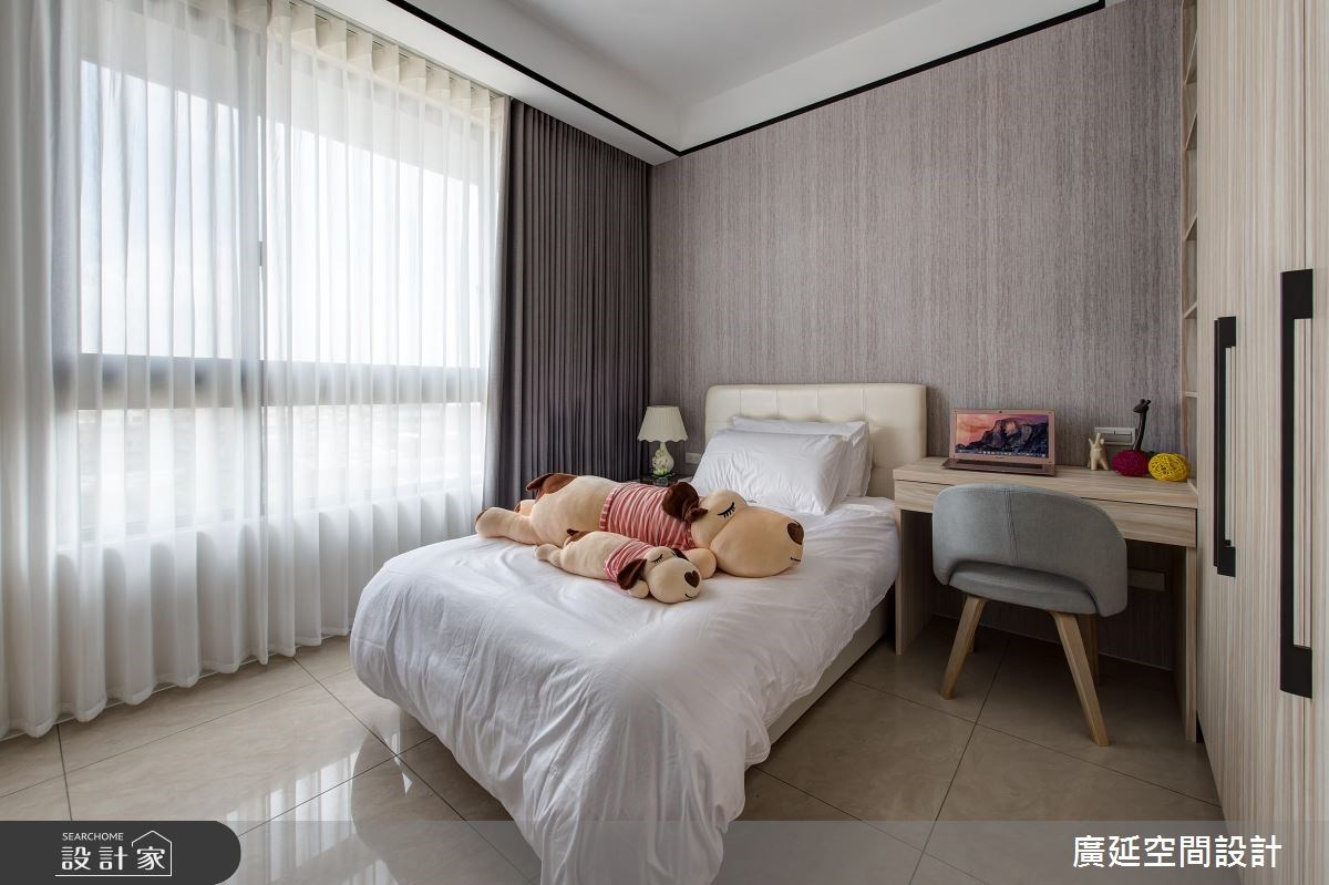 45坪新成屋(5年以下)＿新古典臥室案例圖片＿廣延空間設計＿廣延_24.中壢實品屋之55
