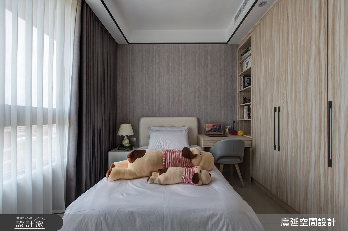 45坪新成屋(5年以下)＿新古典臥室案例圖片＿廣延空間設計＿廣延_24.中壢實品屋之56
