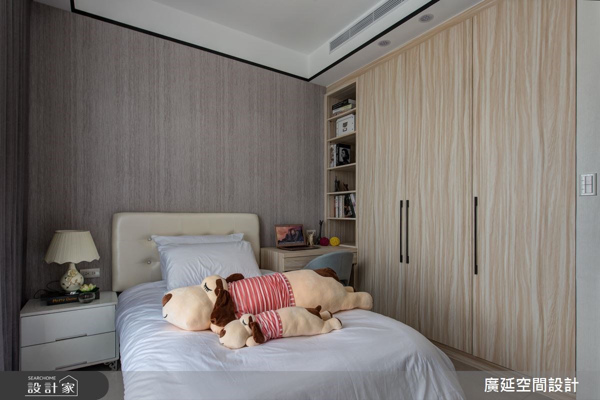 45坪新成屋(5年以下)＿新古典臥室案例圖片＿廣延空間設計＿廣延_24.中壢實品屋之57