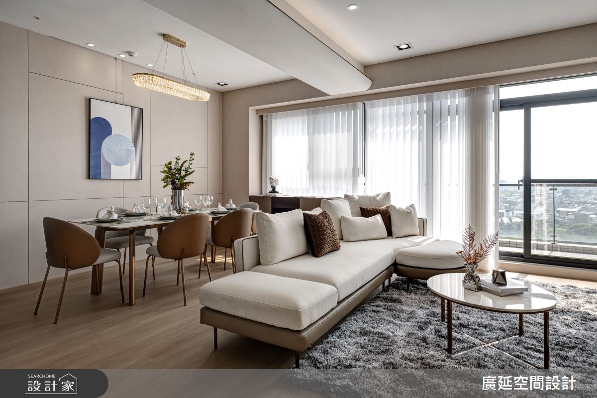 50坪新成屋(5年以下)＿現代風客廳餐廳案例圖片＿廣延空間設計＿廣延_31之11