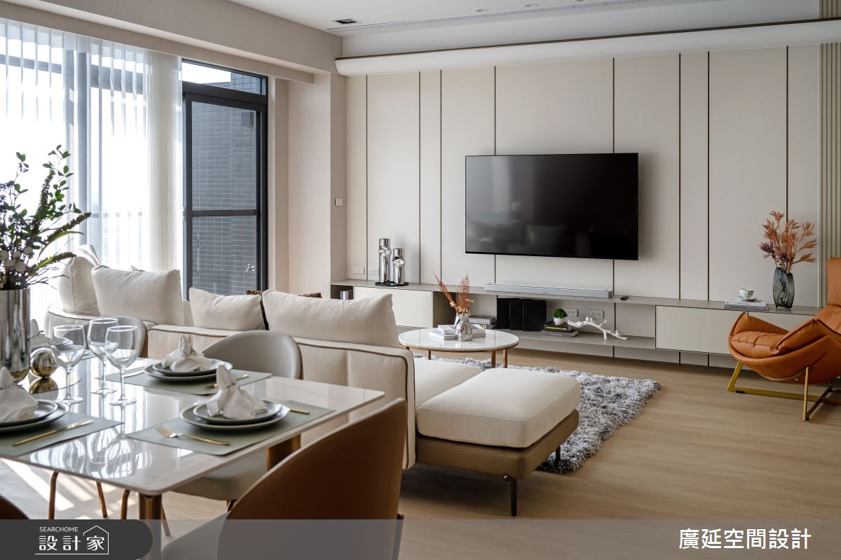 50坪新成屋(5年以下)＿現代風客廳餐廳案例圖片＿廣延空間設計＿廣延_31之13