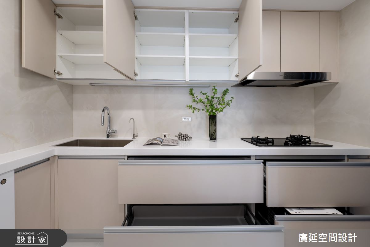 50坪新成屋(5年以下)＿現代風廚房案例圖片＿廣延空間設計＿廣延_31之25