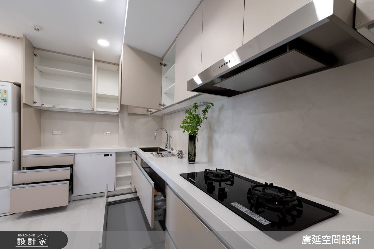 50坪新成屋(5年以下)＿現代風廚房案例圖片＿廣延空間設計＿廣延_31之26