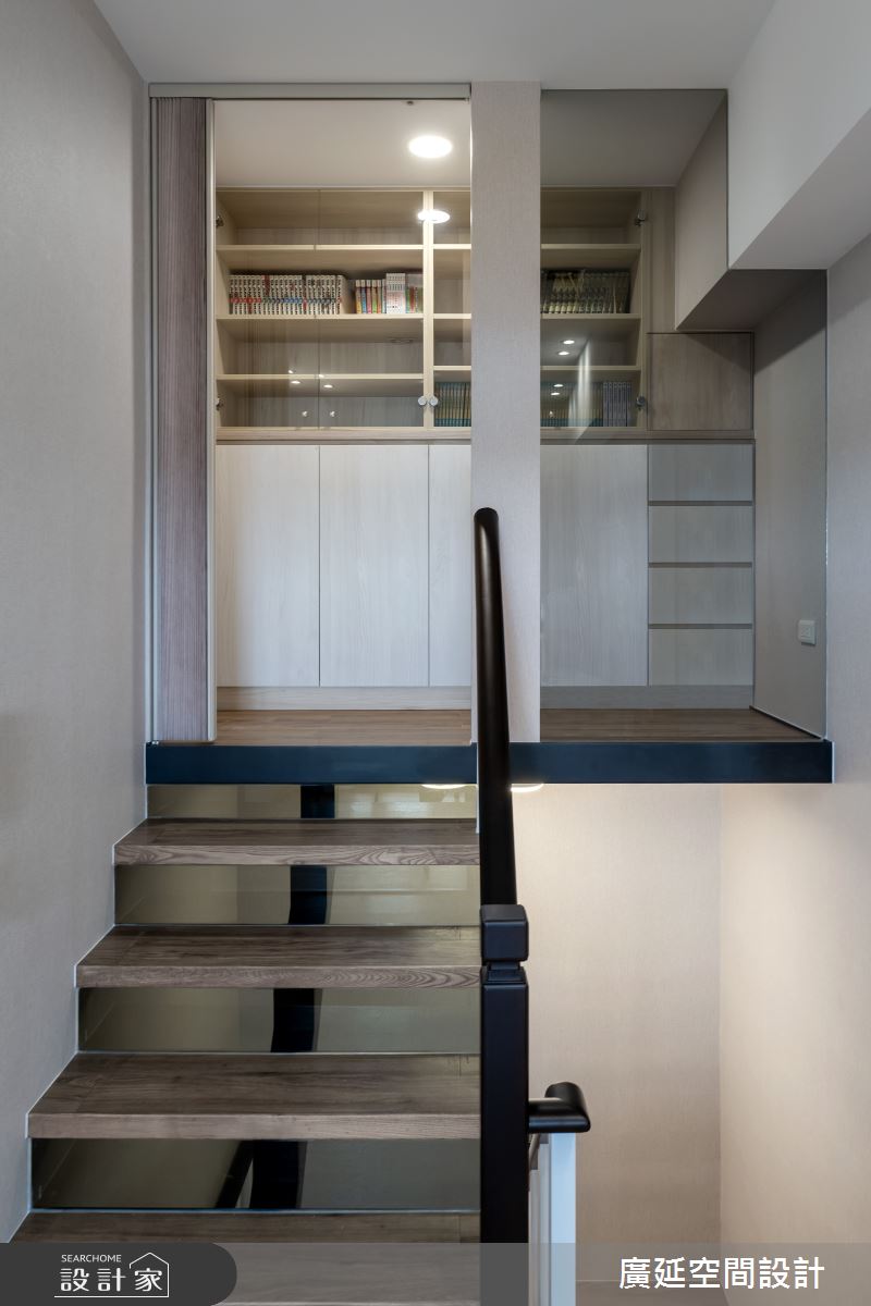 50坪新成屋(5年以下)＿現代風樓梯案例圖片＿廣延空間設計＿廣延_31之54