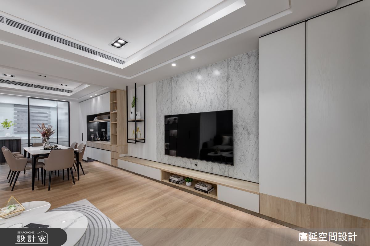 45坪新成屋(5年以下)＿現代風客廳餐廳案例圖片＿廣延空間設計＿廣延_30之2