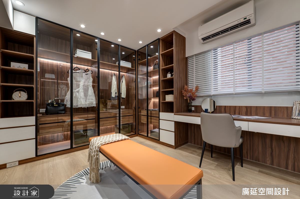 45坪新成屋(5年以下)＿現代風更衣間案例圖片＿廣延空間設計＿廣延_30之32
