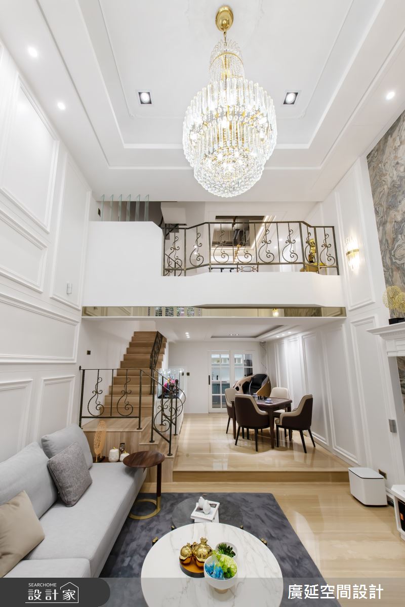 80坪老屋(16~30年)＿新古典客廳餐廳樓梯案例圖片＿廣延空間設計＿廣延_29之9