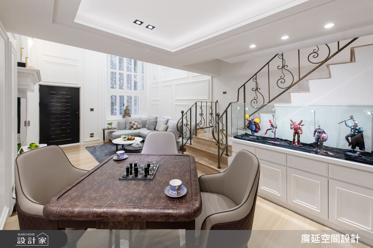 80坪老屋(16~30年)＿新古典餐廳樓梯案例圖片＿廣延空間設計＿廣延_29之14