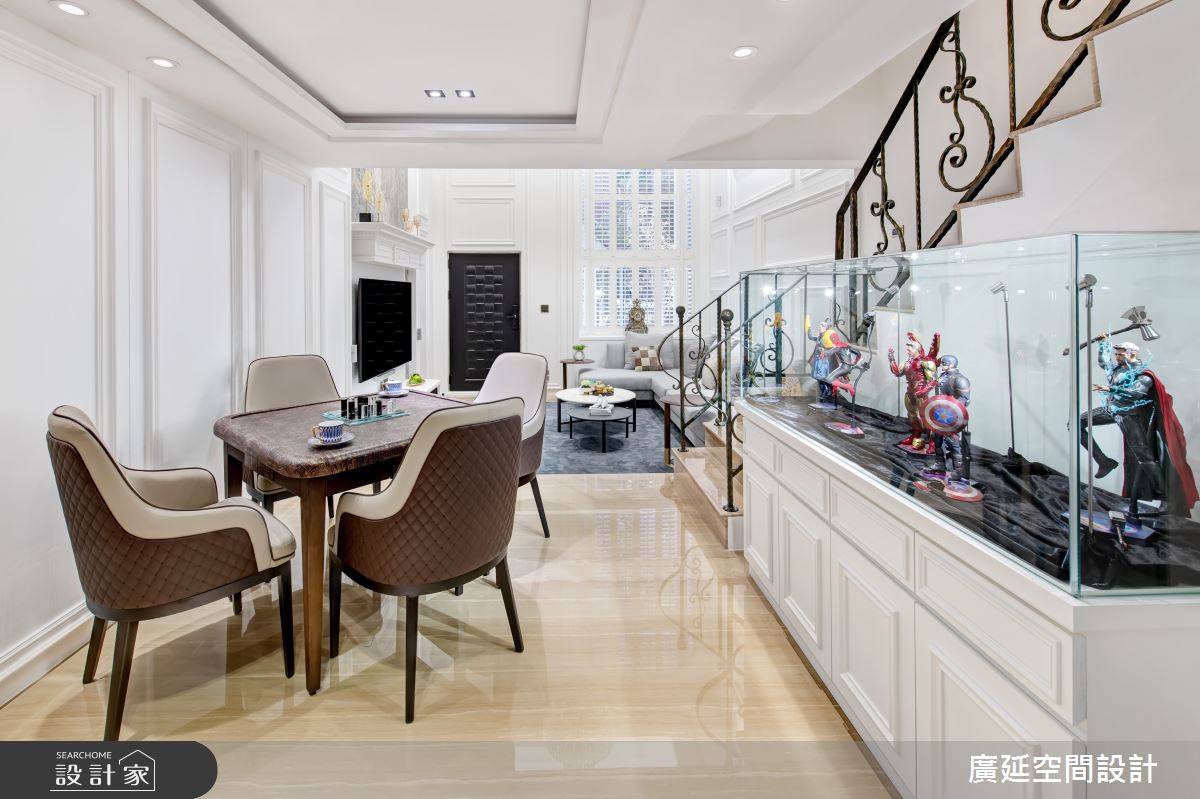 80坪老屋(16~30年)＿新古典餐廳樓梯案例圖片＿廣延空間設計＿廣延_29之15