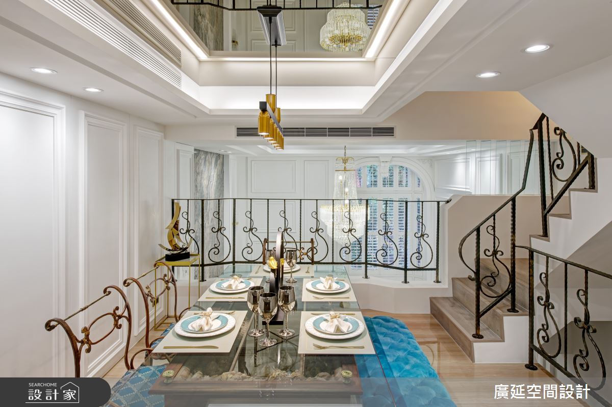 80坪老屋(16~30年)＿新古典餐廳樓梯案例圖片＿廣延空間設計＿廣延_29之29