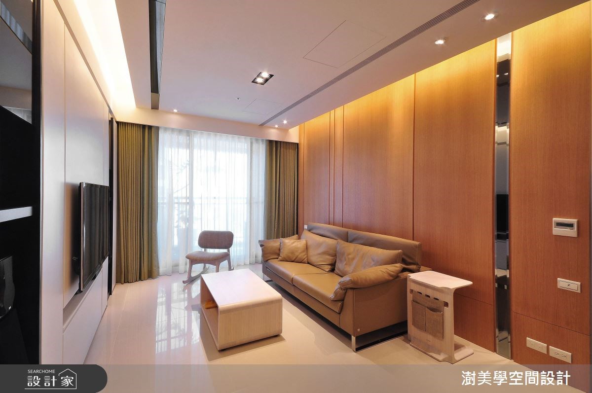 28坪預售屋＿現代風客廳案例圖片＿澍美學室內裝修設計有限公司＿澍美學_03之2
