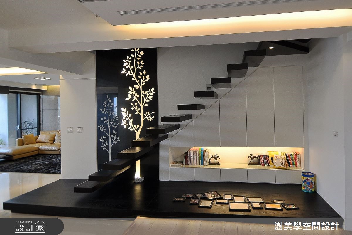 52坪新成屋(5年以下)＿現代風樓梯案例圖片＿澍美學室內裝修設計有限公司＿澍美學_06之7