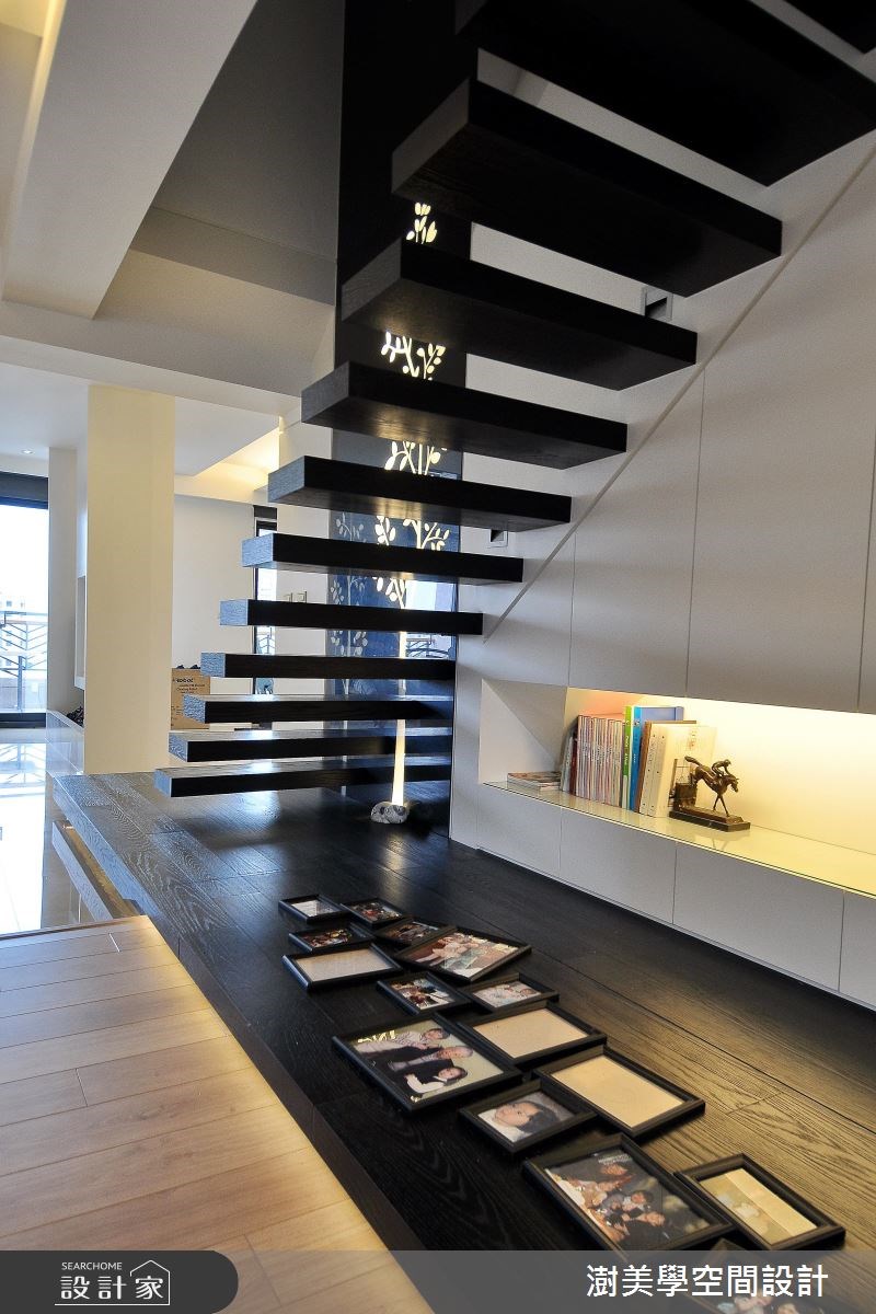 52坪新成屋(5年以下)＿現代風樓梯案例圖片＿澍美學室內裝修設計有限公司＿澍美學_06之8