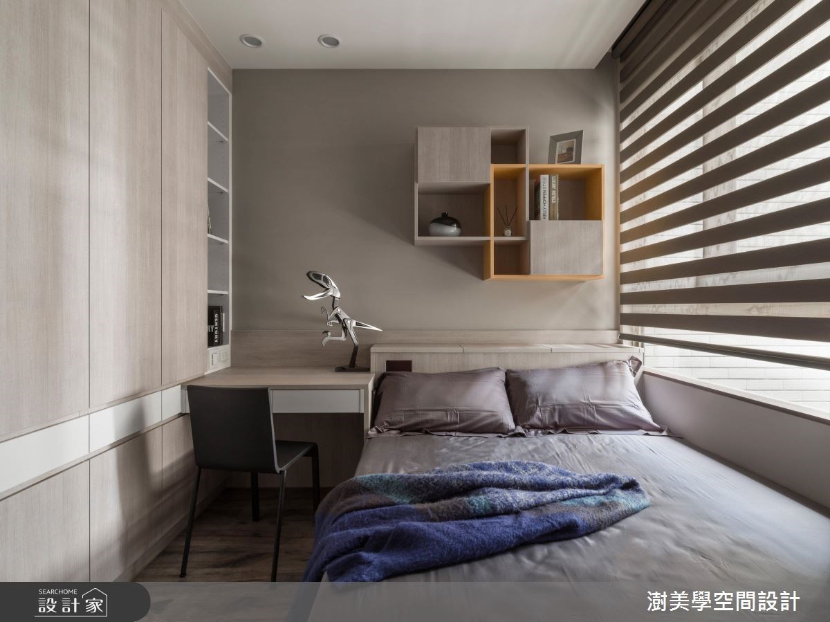 45坪新成屋(5年以下)＿現代風臥室案例圖片＿澍美學室內裝修設計有限公司＿澍美學_09之19