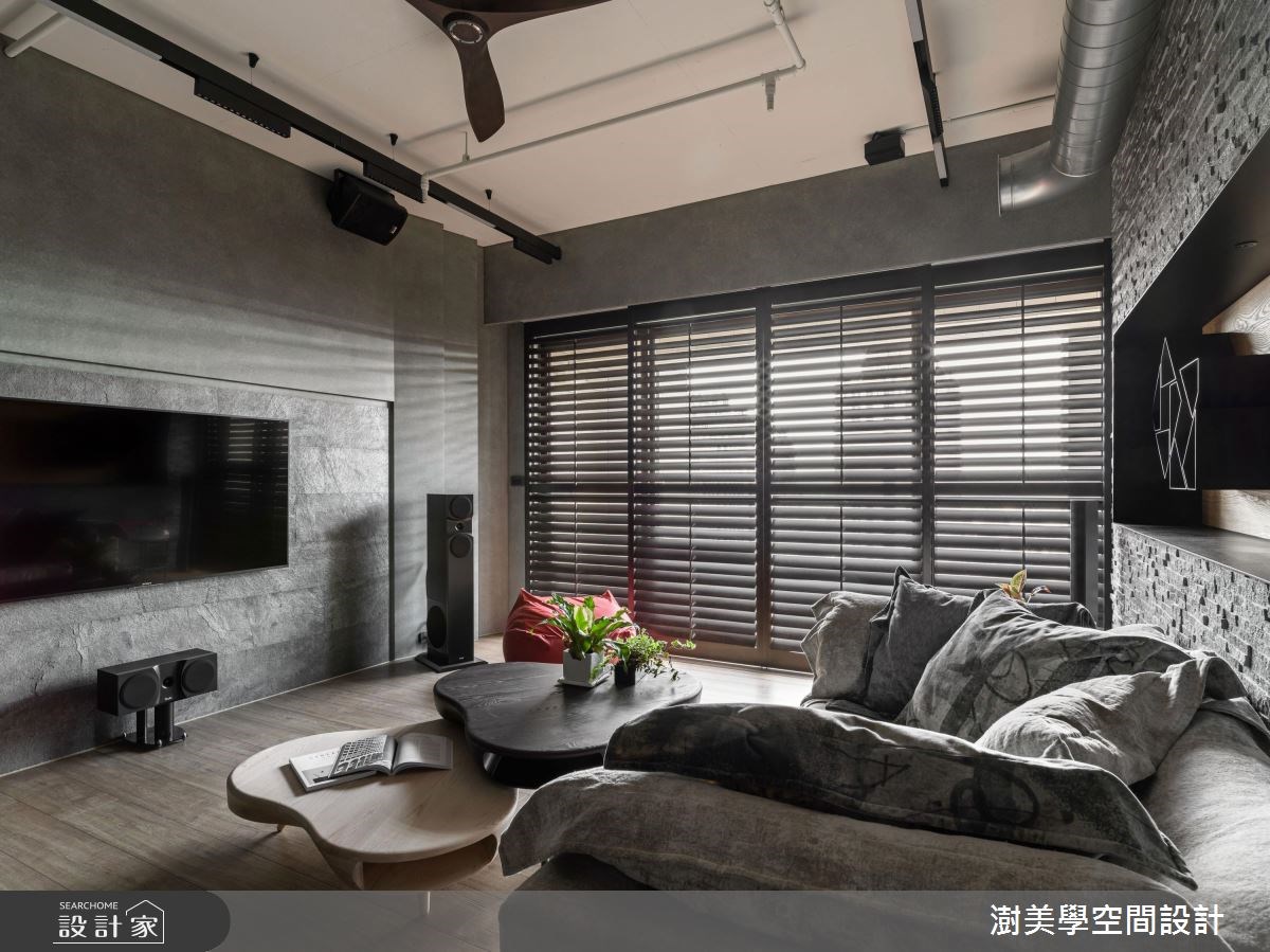 48坪新成屋(5年以下)＿工業風客廳案例圖片＿澍美學室內裝修設計有限公司＿澍美學_10之3