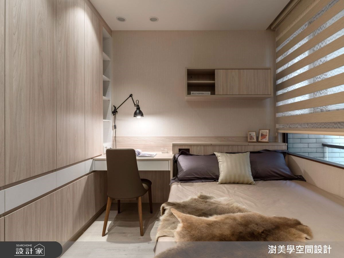 48坪新成屋(5年以下)＿工業風臥室案例圖片＿澍美學室內裝修設計有限公司＿澍美學_10之20