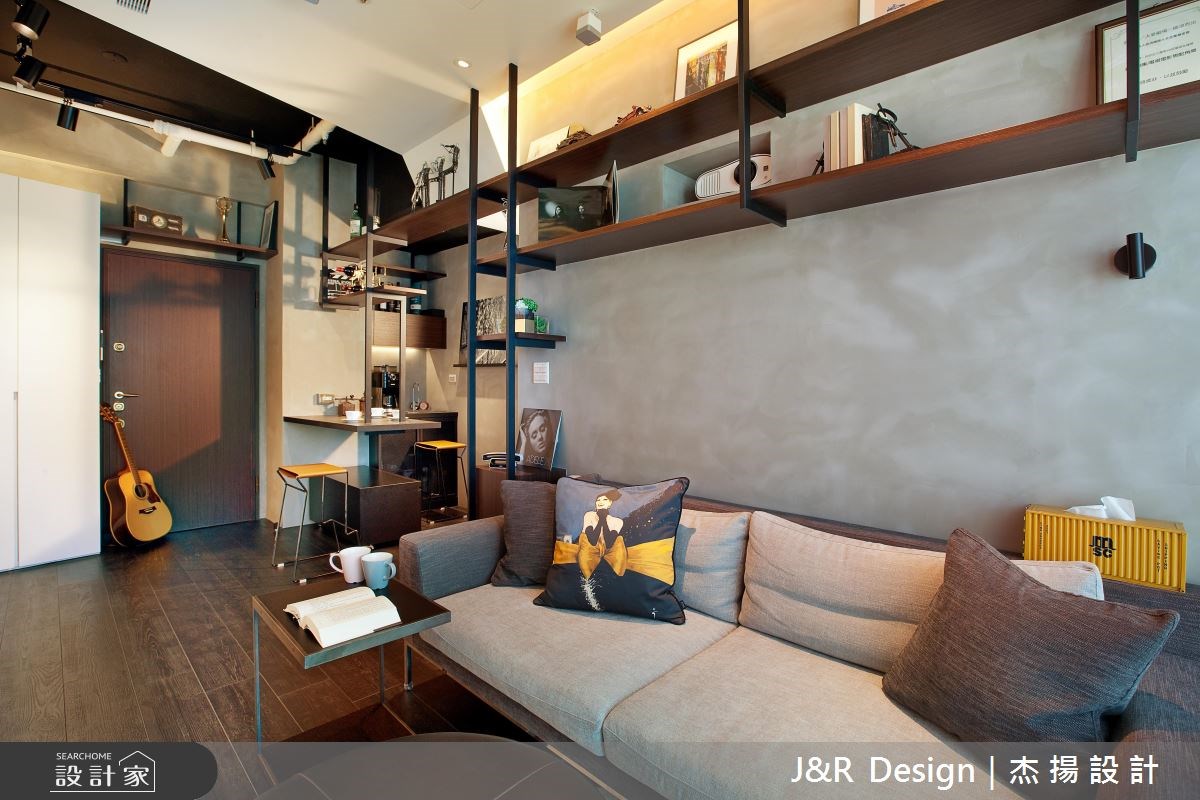 20坪預售屋＿工業風客廳案例圖片＿杰揚設計有限公司＿杰揚_04之5