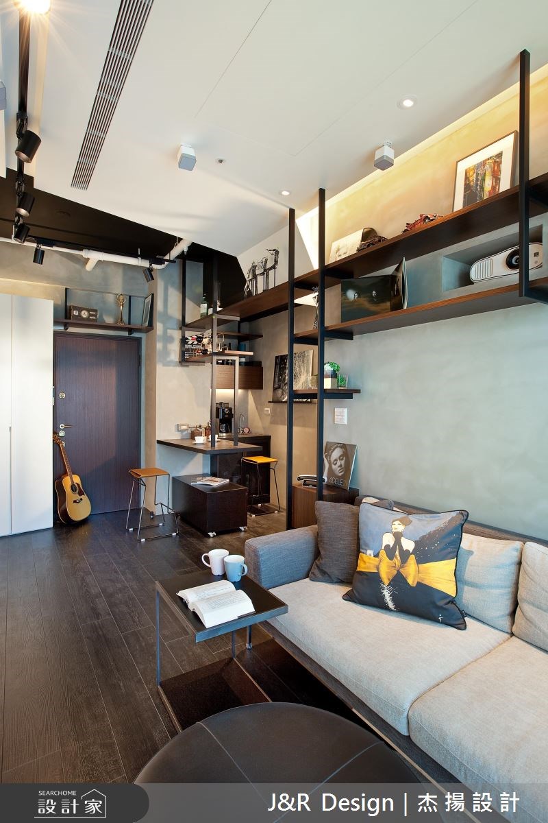 20坪預售屋＿工業風客廳案例圖片＿杰揚設計有限公司＿杰揚_04之6