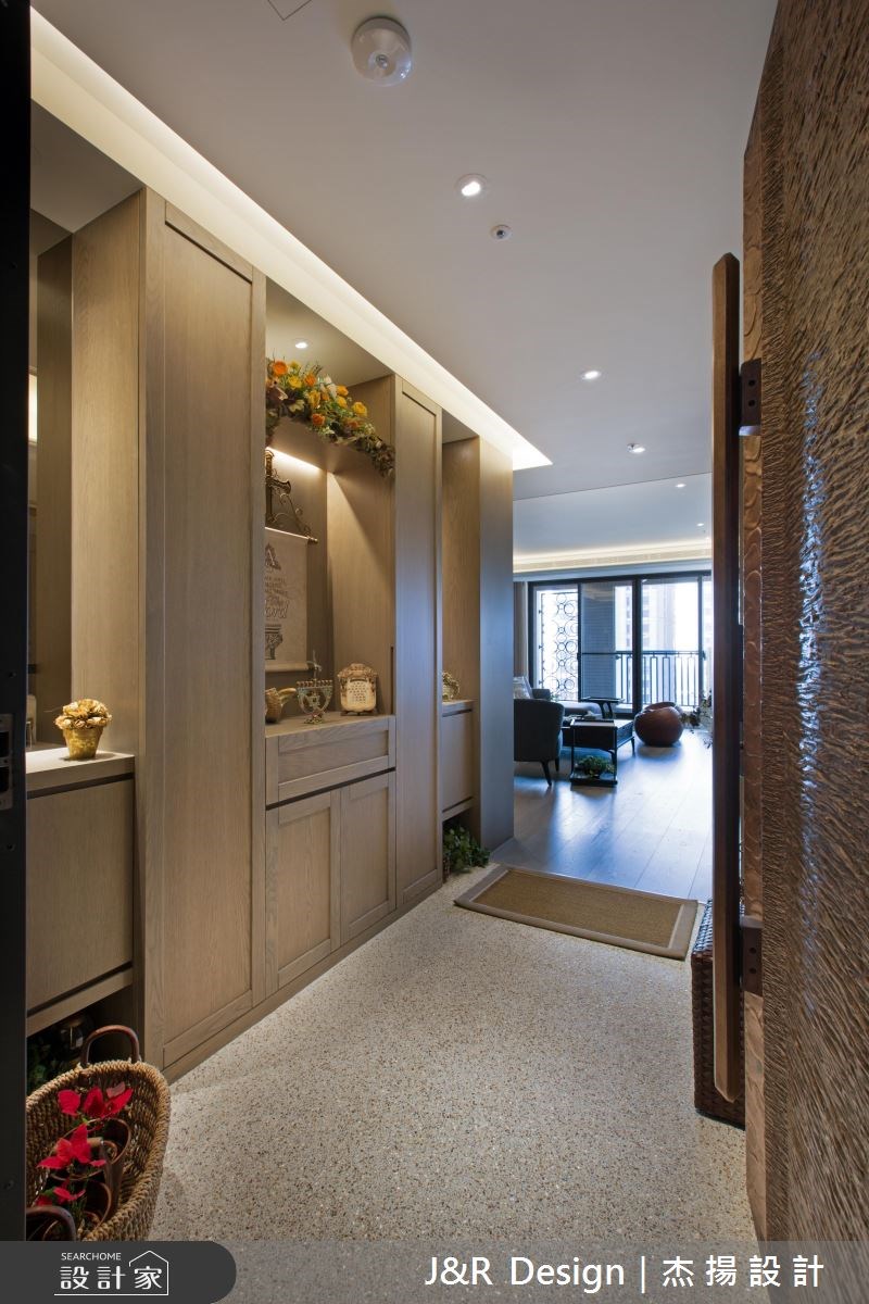 50坪預售屋＿混搭風玄關案例圖片＿杰揚設計有限公司＿杰揚_09之1