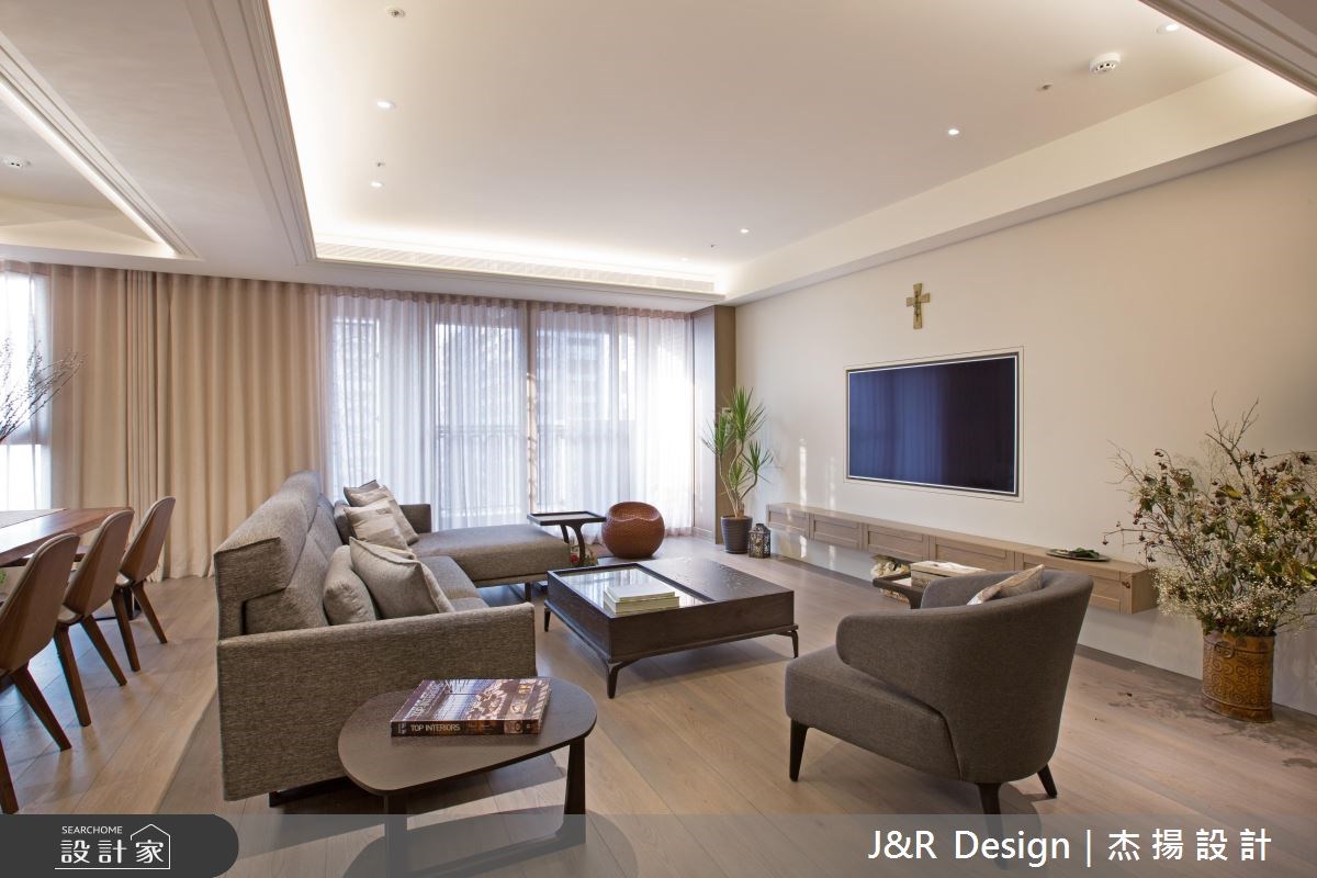 50坪預售屋＿混搭風客廳案例圖片＿杰揚設計有限公司＿杰揚_09之4