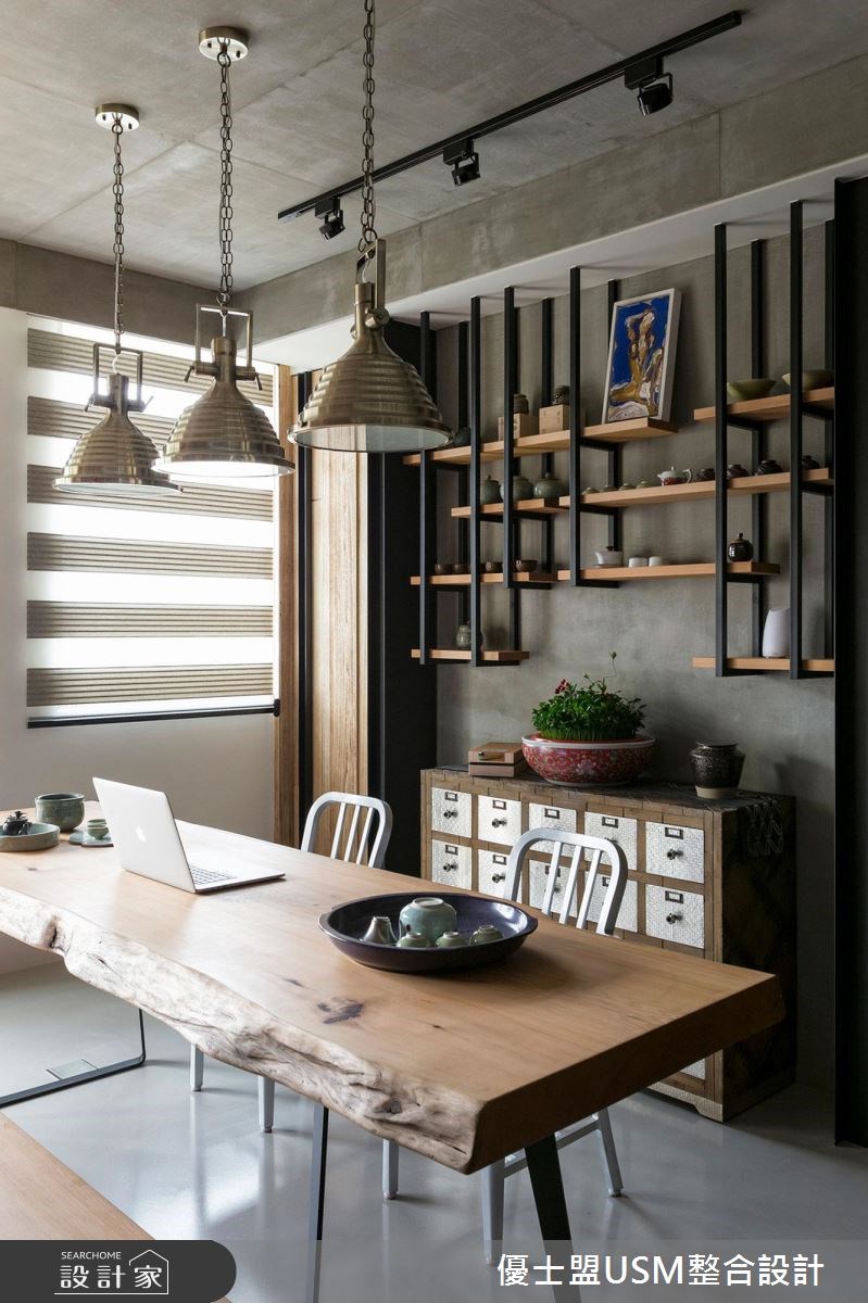 60坪中古屋(5~15年)＿工業風餐廳案例圖片＿優士盟整合設計有限公司＿優士盟_02.台北60坪工業風之15
