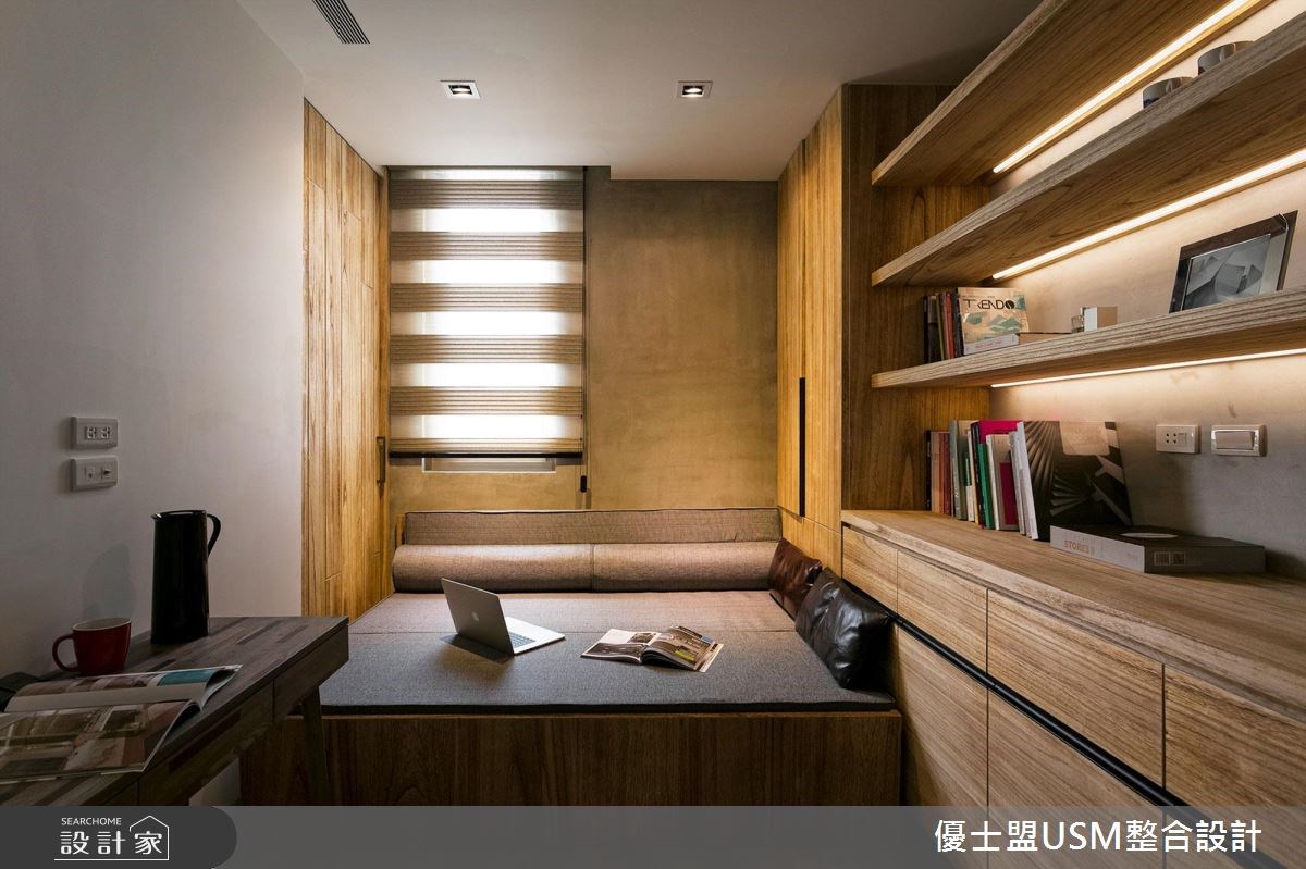 60坪中古屋(5~15年)＿工業風書房案例圖片＿優士盟整合設計有限公司＿優士盟_02.台北60坪工業風之23