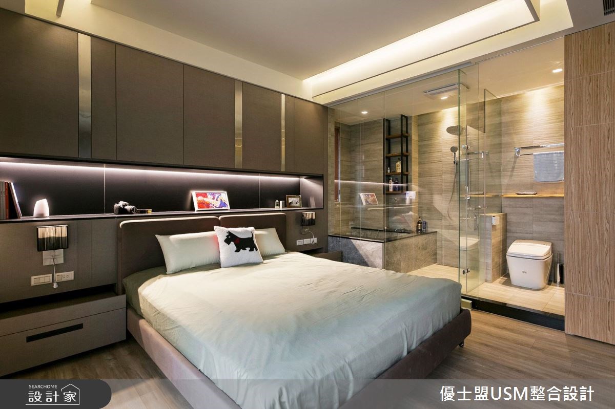 60坪中古屋(5~15年)＿工業風臥室案例圖片＿優士盟整合設計有限公司＿優士盟_02.台北60坪工業風之25