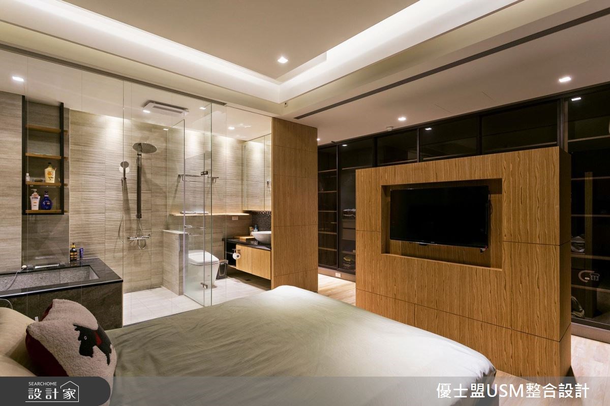 60坪中古屋(5~15年)＿工業風臥室案例圖片＿優士盟整合設計有限公司＿優士盟_02.台北60坪工業風之26