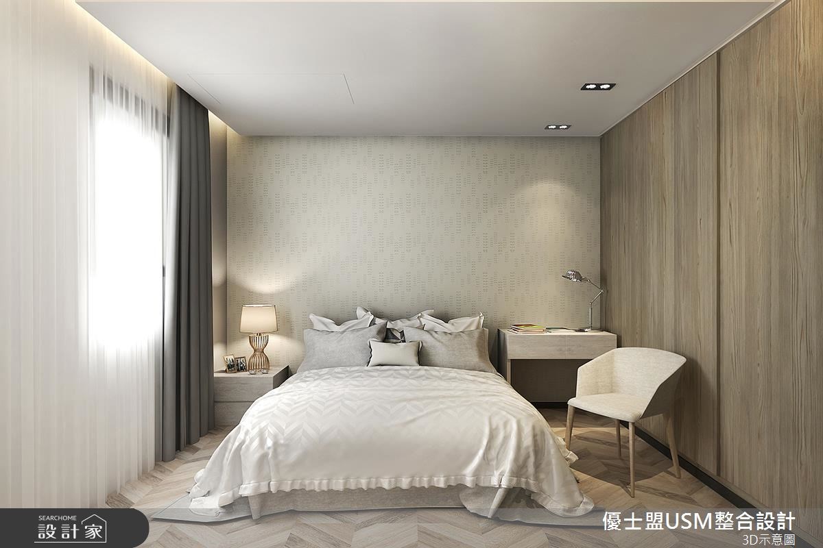 38坪新成屋(5年以下)＿現代風臥室案例圖片＿優士盟整合設計有限公司＿優士盟_07.台北38坪現代風之10