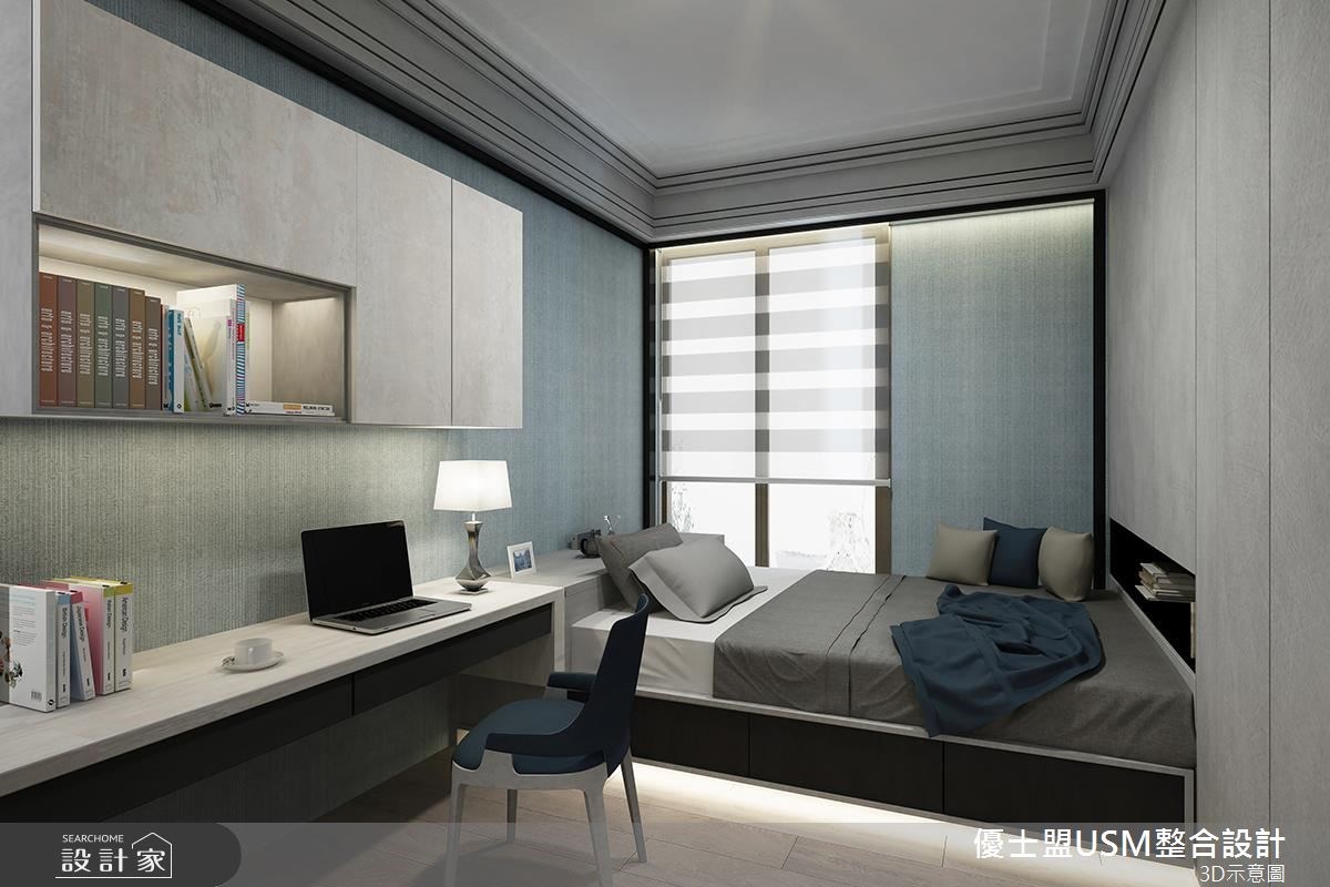 60坪新成屋(5年以下)＿人文禪風臥室案例圖片＿優士盟整合設計有限公司＿優士盟_11.台北60坪人文禪風之8