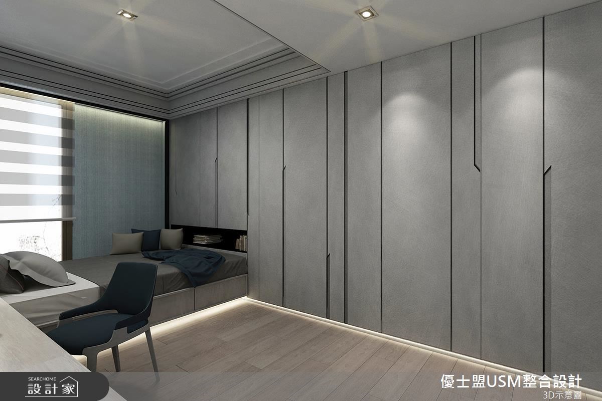 60坪新成屋(5年以下)＿人文禪風臥室案例圖片＿優士盟整合設計有限公司＿優士盟_11.台北60坪人文禪風之9