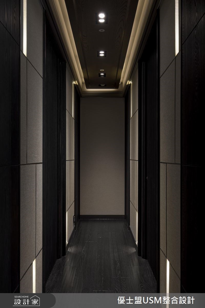 50坪新成屋(5年以下)＿人文禪風走廊案例圖片＿優士盟整合設計有限公司＿優士盟_13.台北50坪人文禪風之12