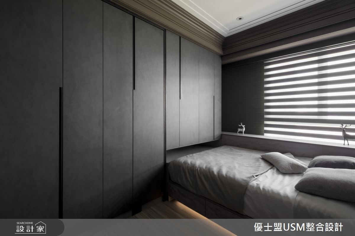 50坪新成屋(5年以下)＿人文禪風臥室案例圖片＿優士盟整合設計有限公司＿優士盟_13.台北50坪人文禪風之20