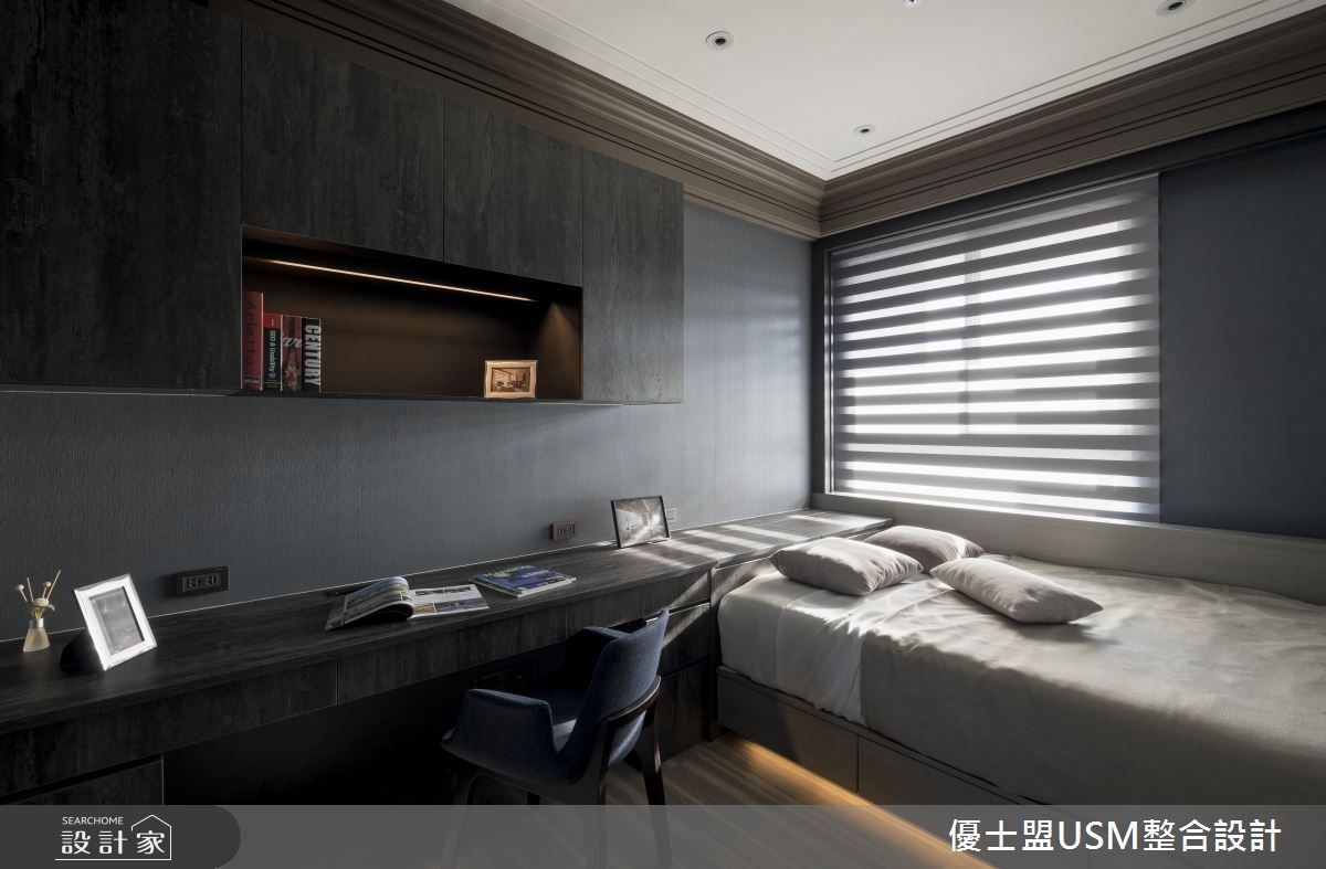 50坪新成屋(5年以下)＿人文禪風臥室案例圖片＿優士盟整合設計有限公司＿優士盟_13.台北50坪人文禪風之21
