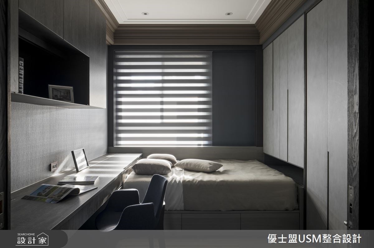 50坪新成屋(5年以下)＿人文禪風臥室案例圖片＿優士盟整合設計有限公司＿優士盟_13.台北50坪人文禪風之22